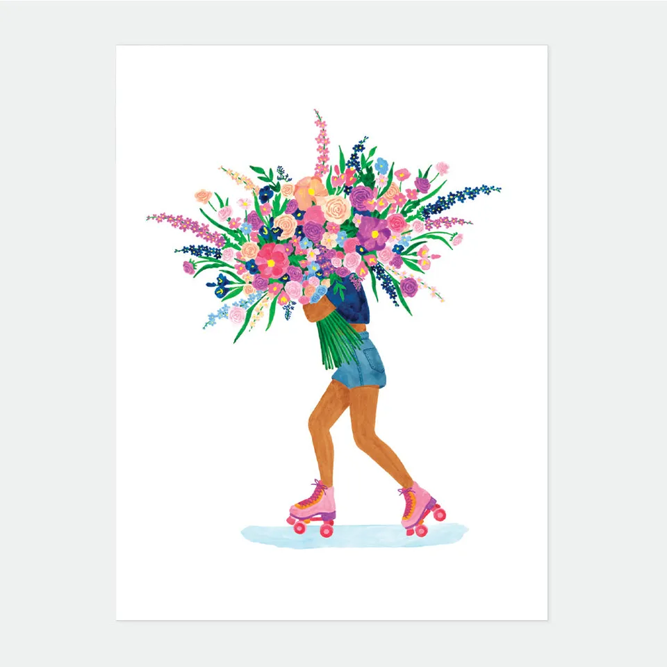 all-the-ways-to-say-roller-skate-affiche-poster-50x70 image 1