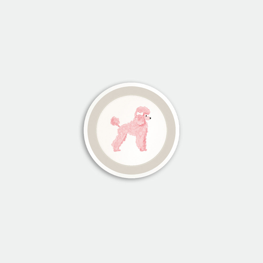 all-the-ways-to-say-pink-poodle-dessous-de-verre-bois-bouleau image 1
