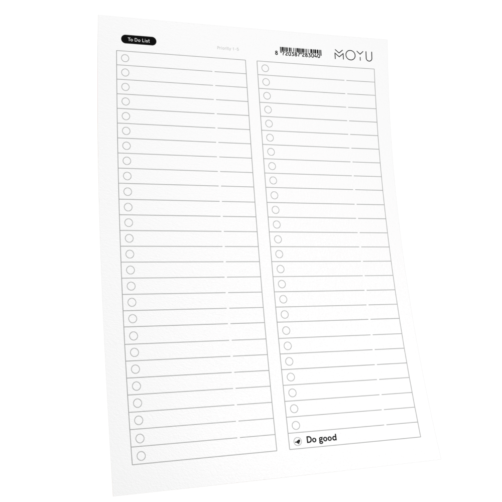 moyu-to-do-list-bloc-liste-t-ches-a4-effa-able-papier-pierre image 1