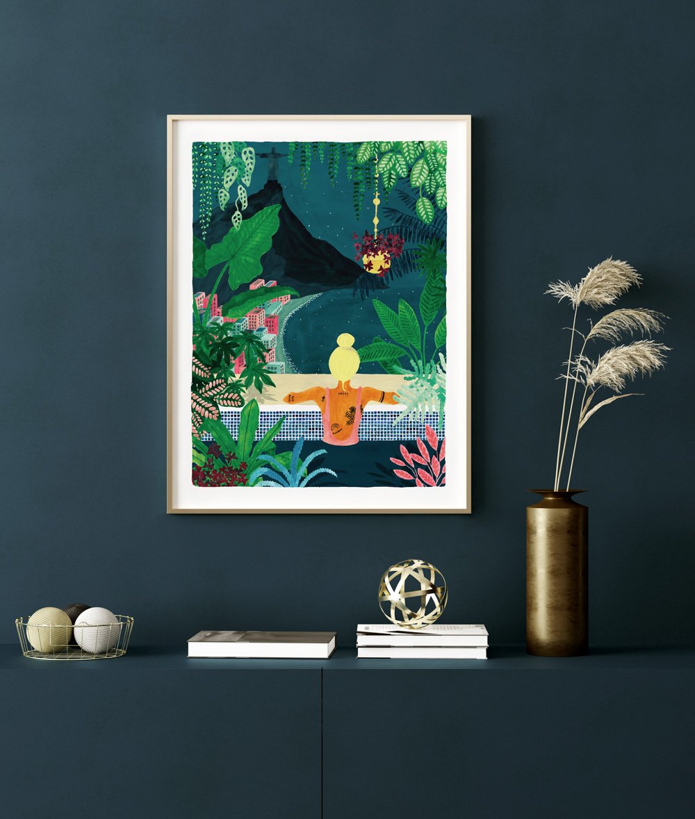 all-the-ways-to-say-rio-affiche-piscine-medium-29-7x39-7cm image 2