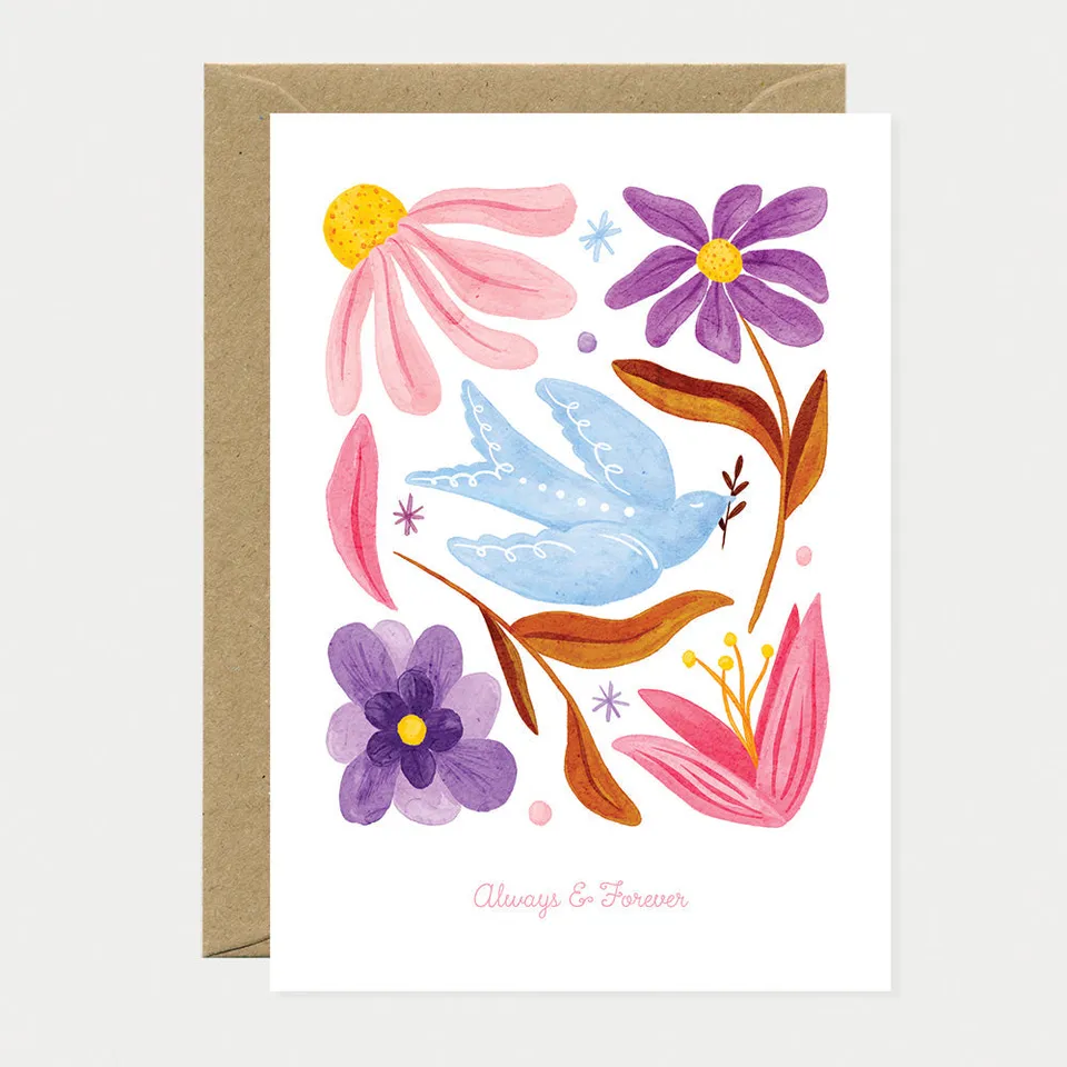 all-the-way-to-say-always-forever-carte-de-v-ux-amour image 1