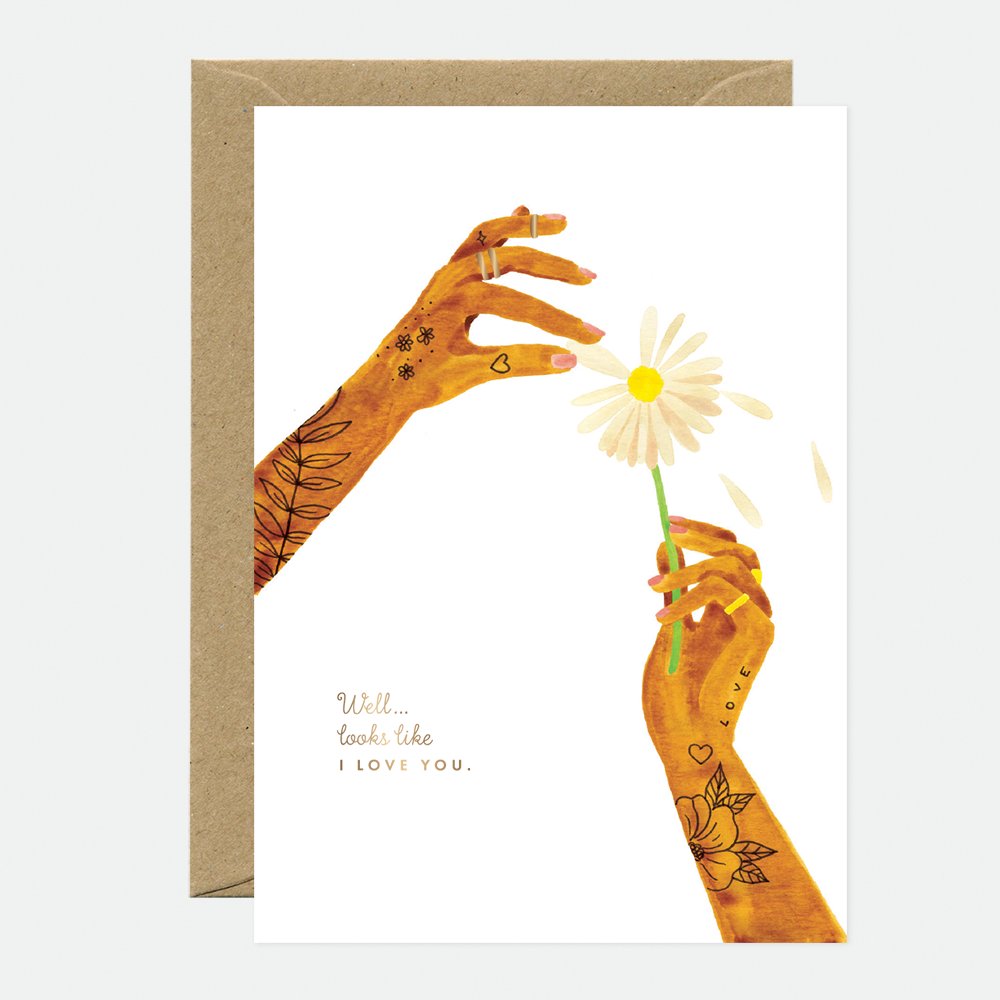 all-the-ways-to-say-love-you-daisy-carte-amour-dor-e-a6 image 1