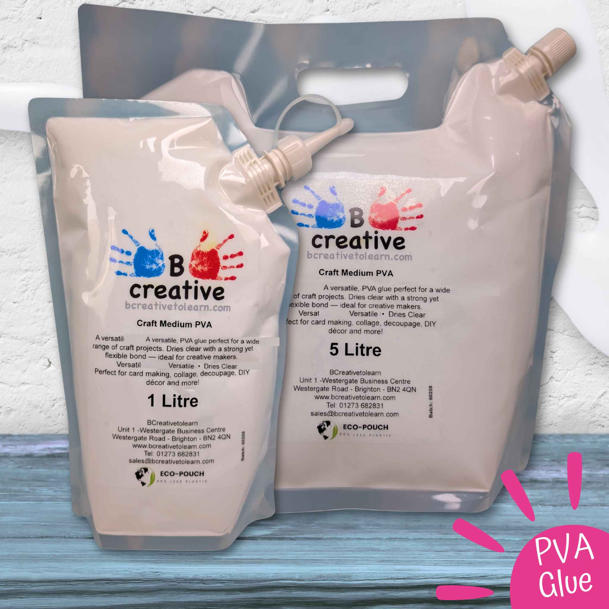 carnival-papers-pva-colle-blanche-multi-surface-1-litre image 1