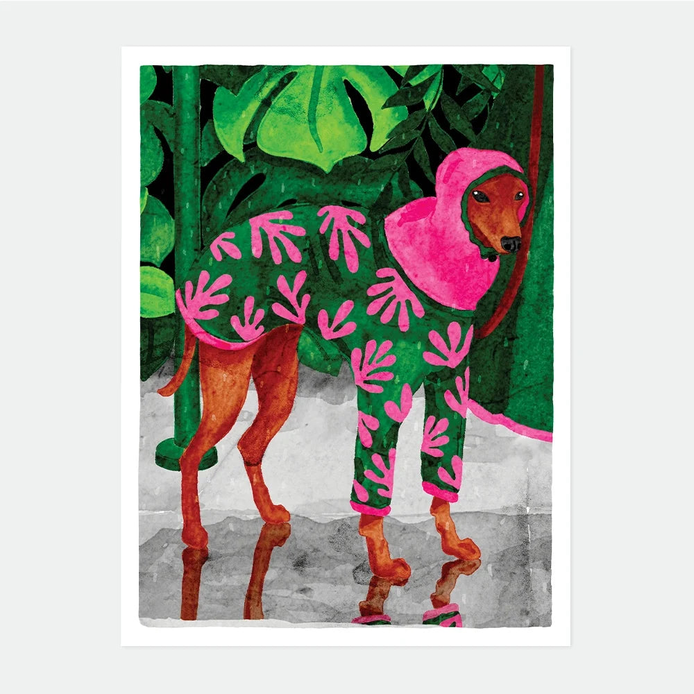 all-the-ways-to-say-rainy-dog-affiche-teckel-29-7x39-7-cm image 1