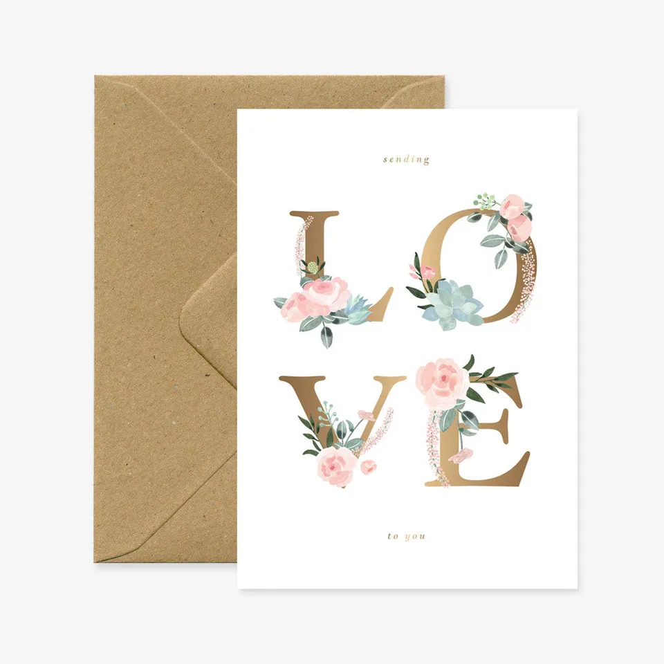 all-the-way-to-say-love-letters-carte-de-voeux-a6-amour image 1