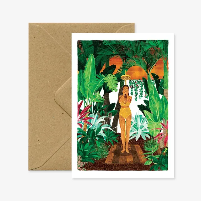 all-the-way-to-say-summer-shower-carte-de-v-ux-dor-e-a6 image 1
