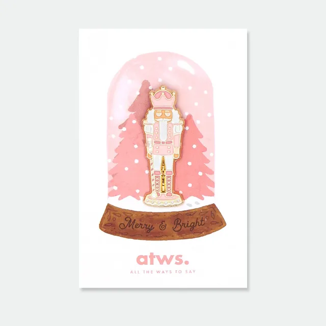 all-the-way-to-say-pink-nutcracker-pin-s-rose-dor-13x39-mm image 1
