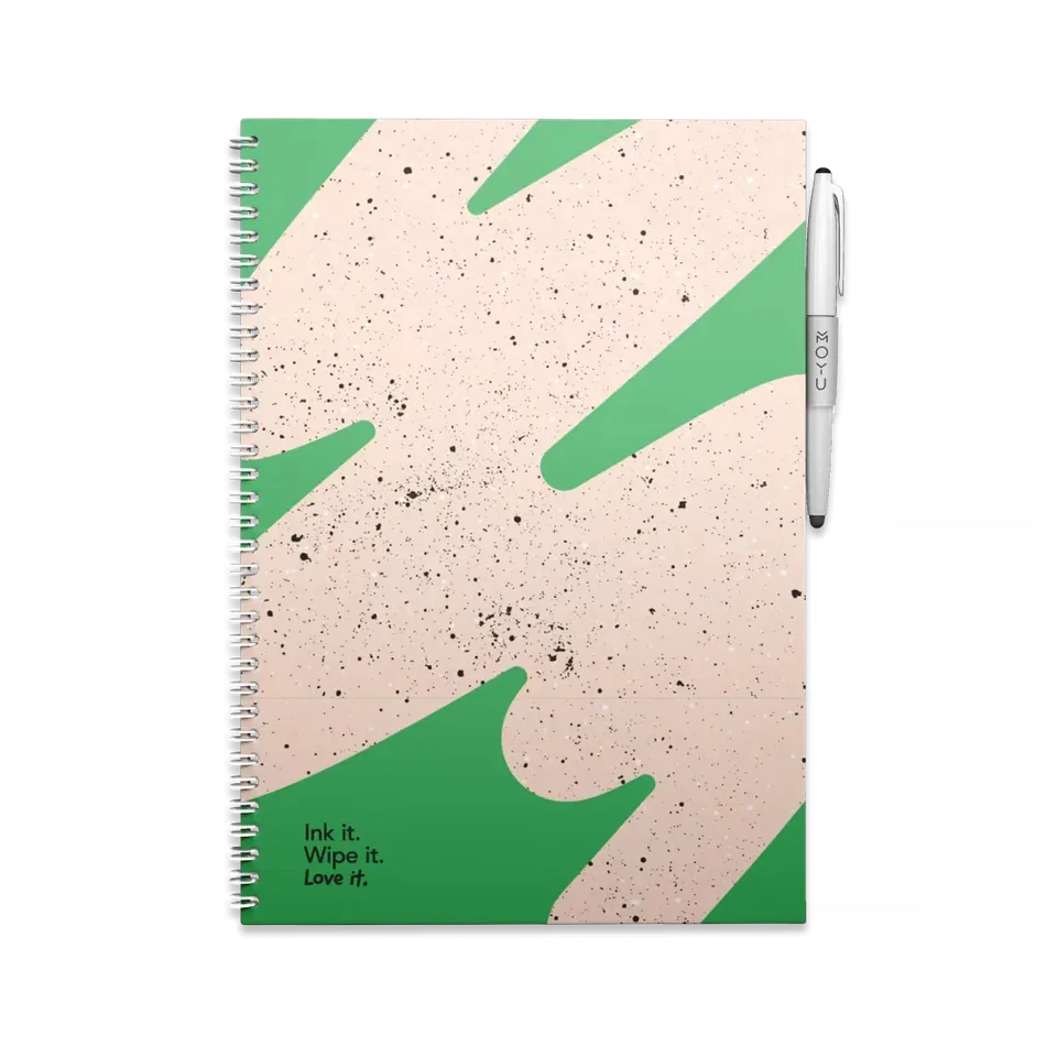 moyu-flashy-moss-carnet-effa-able-a4-vert-mousse image 1