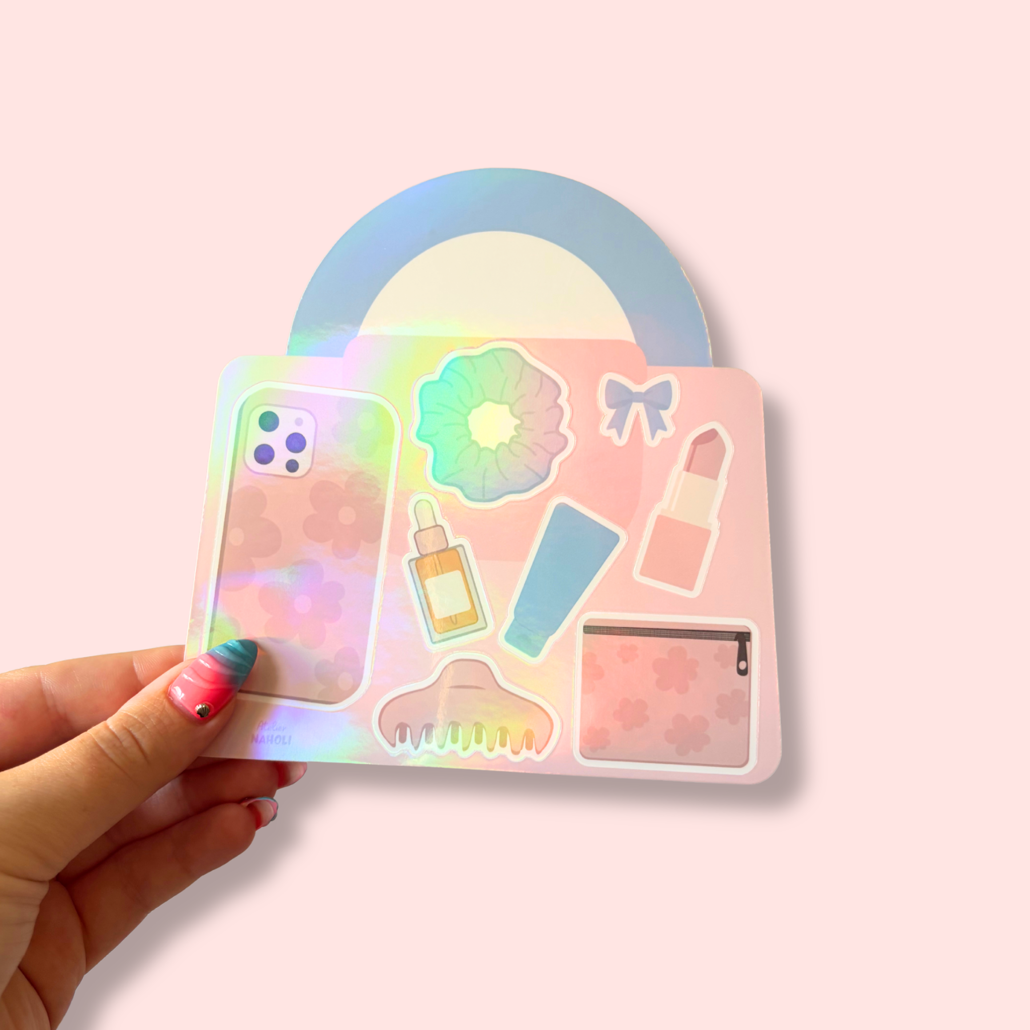 atelier-naholi-planche-sac-main-stickers-holographiques-a6 image 2