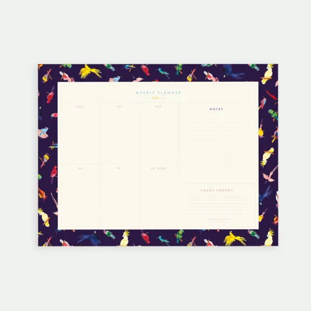 all-the-ways-to-say-neon-bird-semainier-50-pages-oiseaux image 1