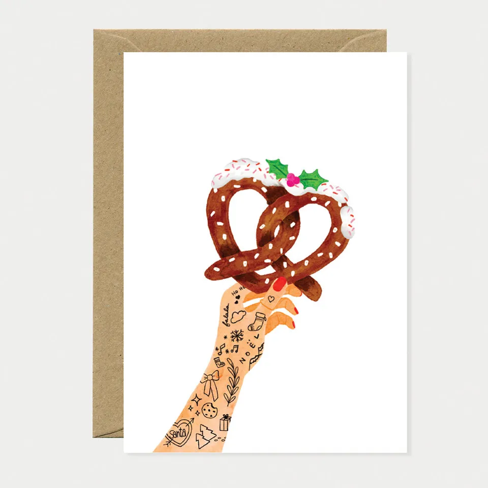 all-the-ways-to-say-christmas-bretzel-carte-no-l-a6 image 1