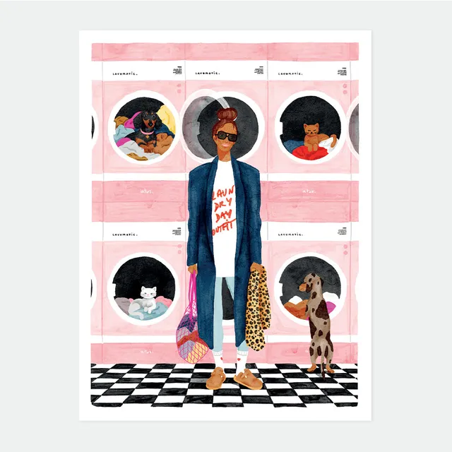 all-the-ways-to-say-laundry-day-affiche-29-7x39-7-cm-linge image 1