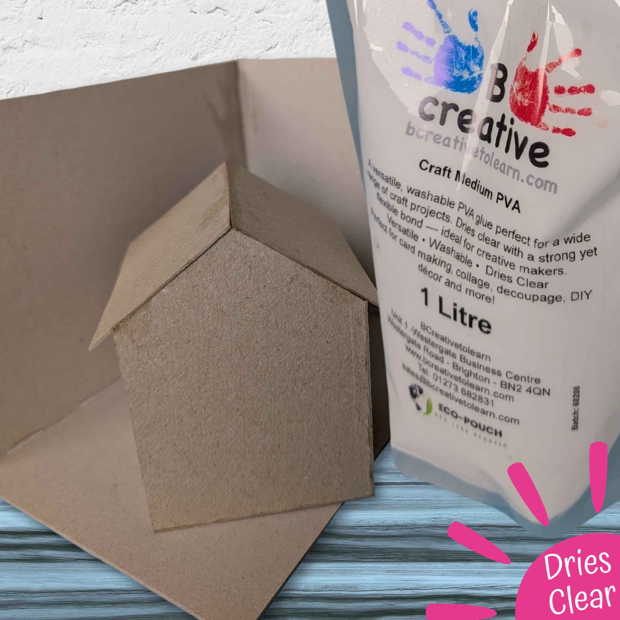 carnival-papers-pva-colle-blanche-multi-surface-1-litre image 2