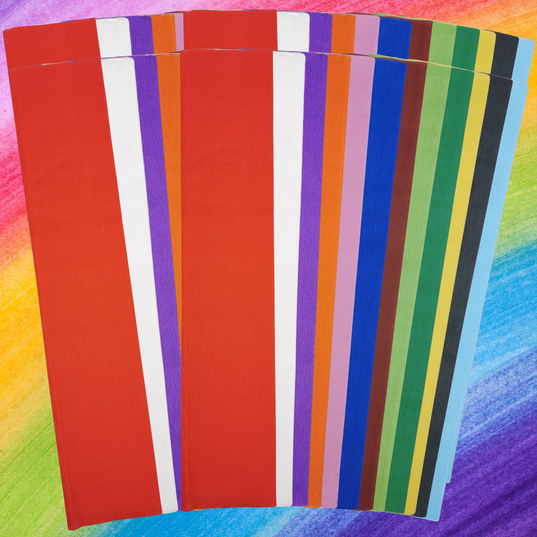 carnival-papers-crepe-paper-papier-cr-pon-12-couleurs-48-feuilles image 4