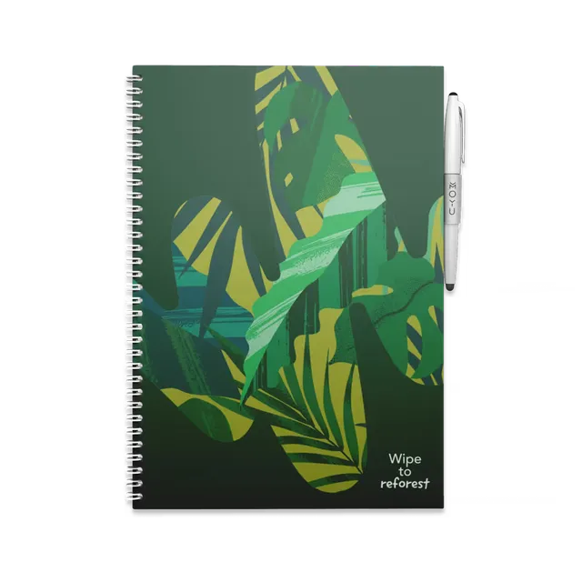 moyu-erasable-notebook-a4-safari-nights-carnet-effa-able image 1