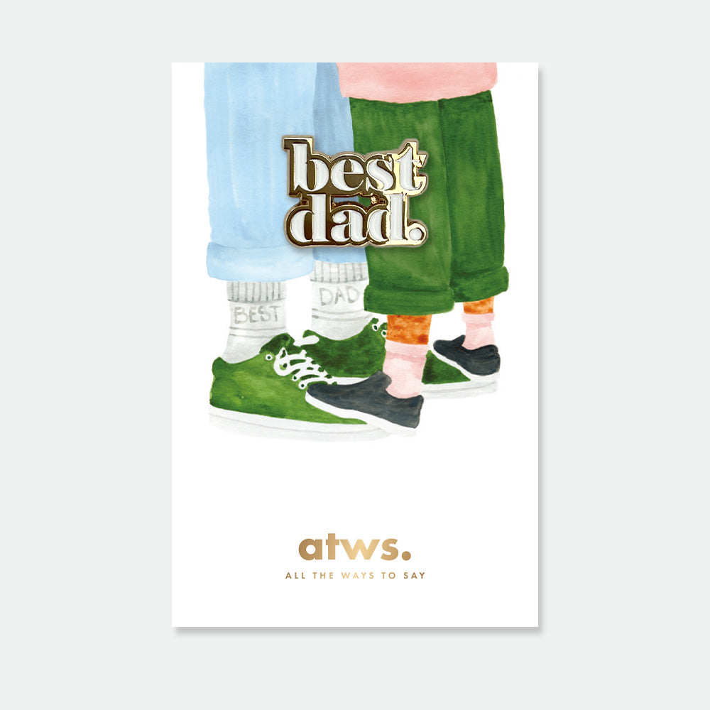 all-the-ways-to-say-best-dad-pin-s-dor-maill-23-mm image 1