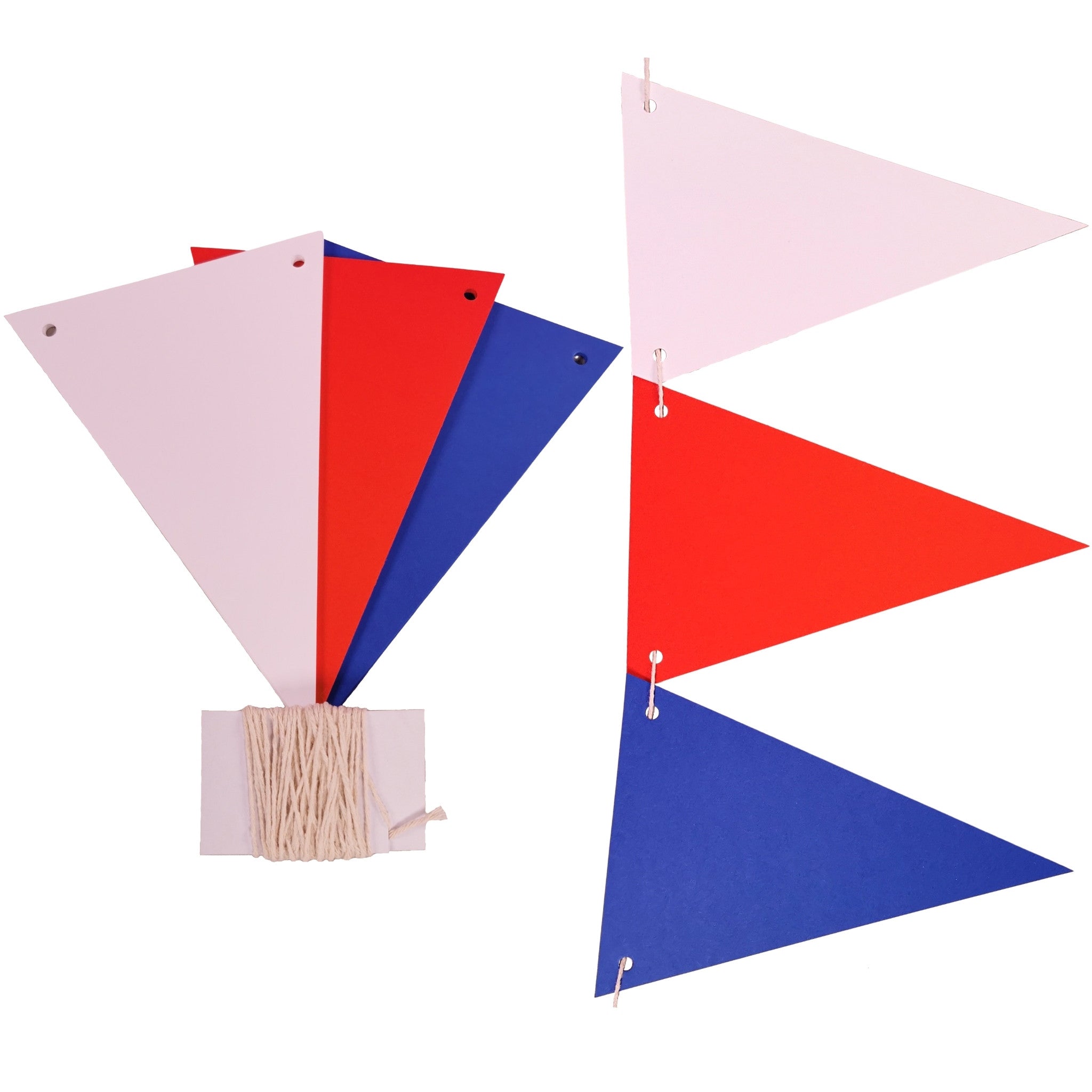 carnival-papers-guirlande-25-fanions-bleu-blanc-rouge-5m image 4