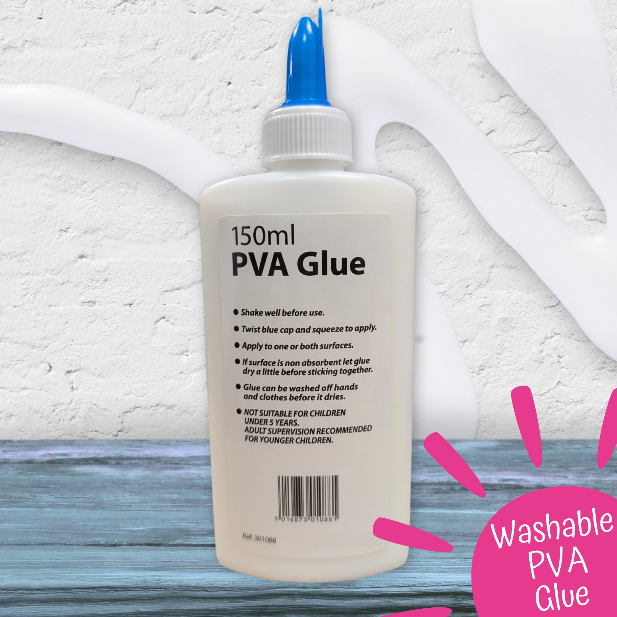 carnival-papers-glue-applicators-colle-pva-lavable-150ml-cole image 2