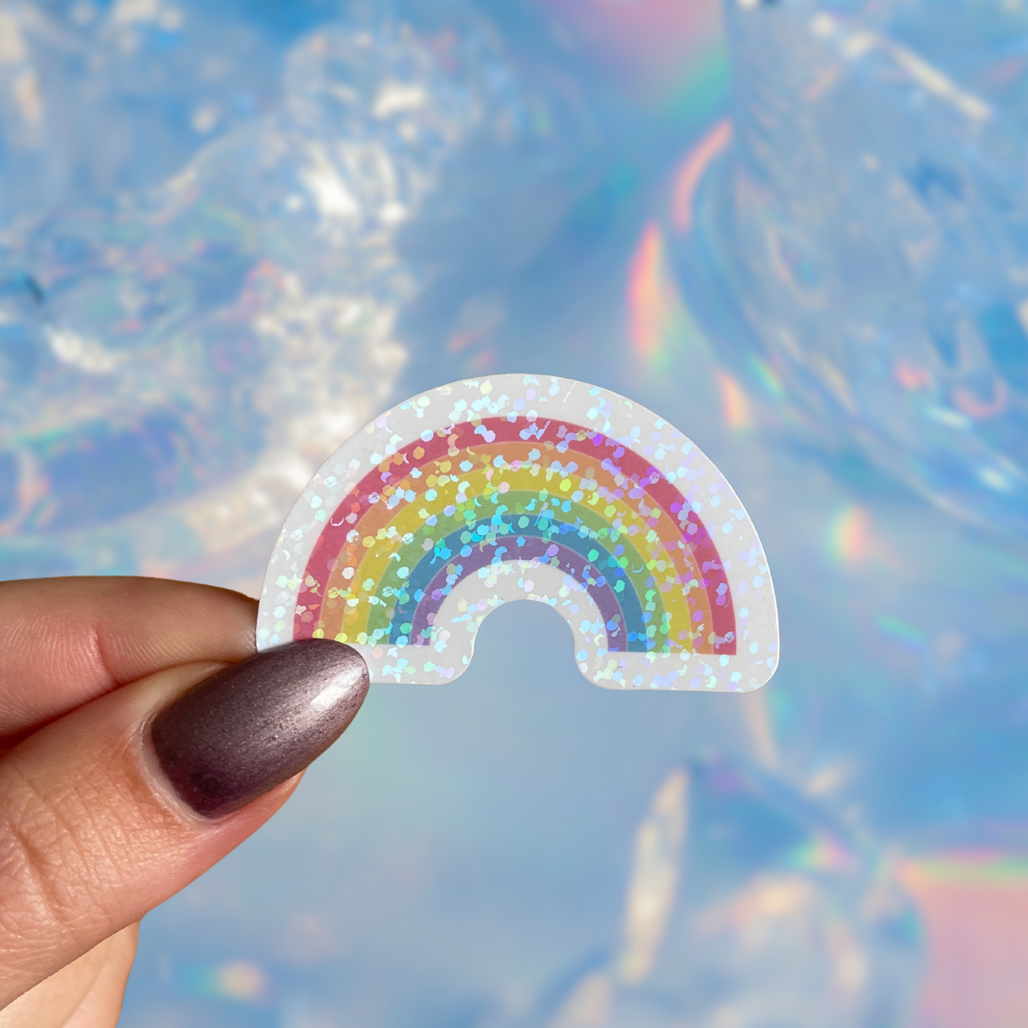 atelier-naholi-stickers-l-unit-arc-en-ciel-sticker-holographique image 1