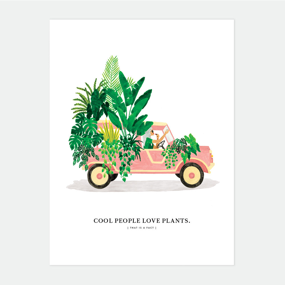 all-the-ways-to-say-mehari-with-plants-affiche-vintage-botanique image 1