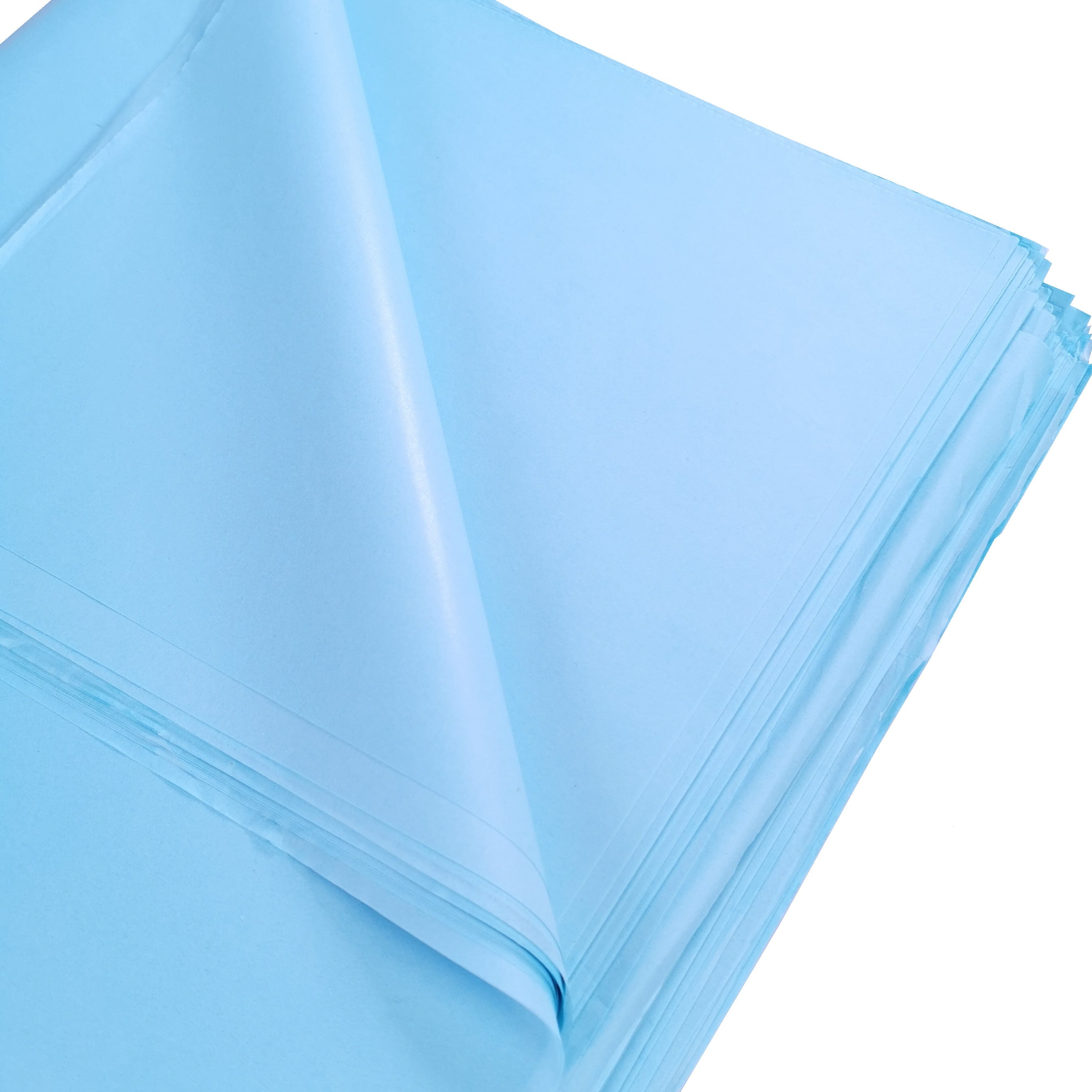 carnival-papers-tissue-paper-papier-de-soie-bleu-ciel-70x50cm image 2