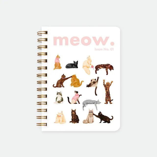 all-the-way-to-say-meow-carnet-spirale-a5-220-pages image 1