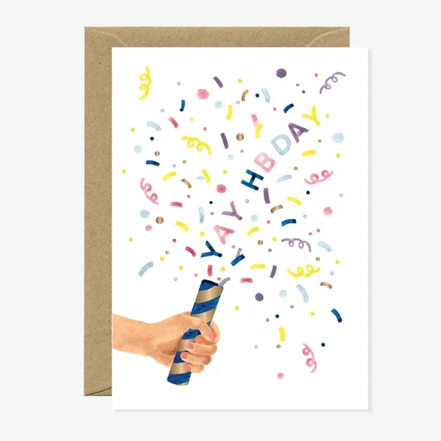 all-the-ways-to-say-yay-carte-anniversaire-a6-confettis image 1
