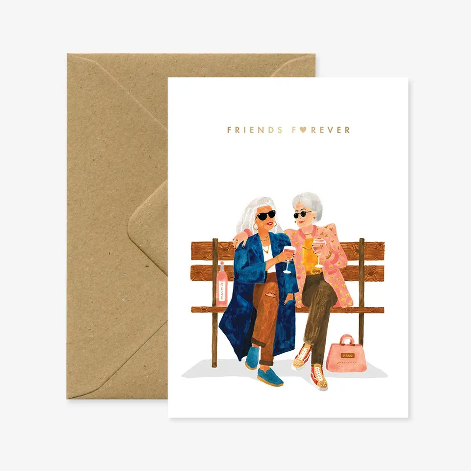 all-the-ways-to-say-friends-forever-carte-de-voeux-amiti-a6 image 1