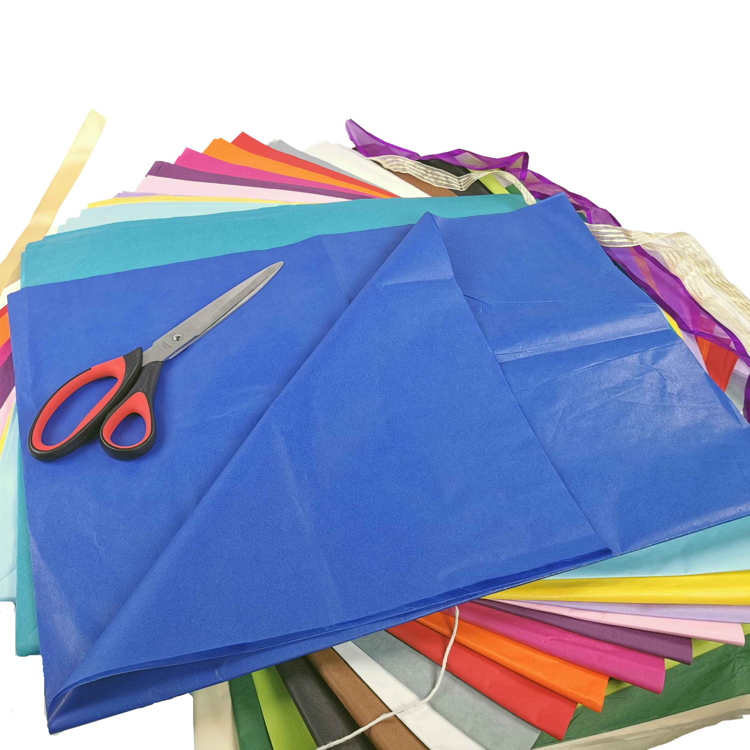 carnival-papers-tissue-paper-papier-de-soie-bleu-marine-70x50cm image 6