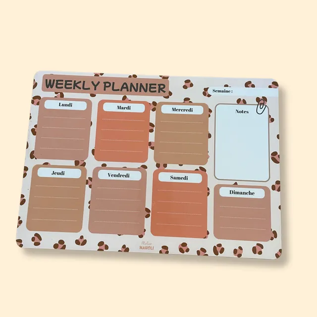 atelier-naholi-planner-magn-tique-l-opard-weekly-a4-imparfait image 1