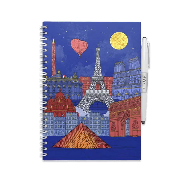 moyu-erasable-notebook-a5-paris-edition-carnet-effa-able image 1