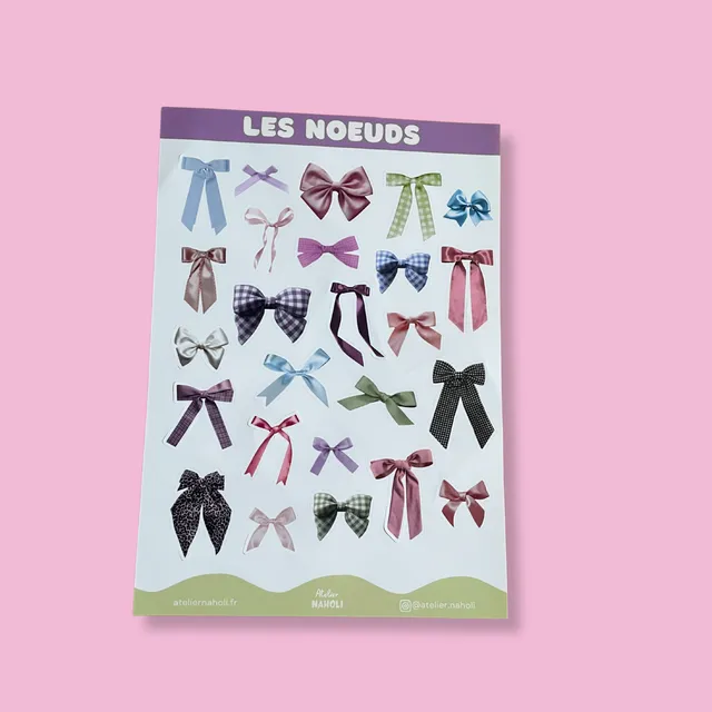 atelier-naholi-n-uds-planche-25-stickers-a5-brillants image 1