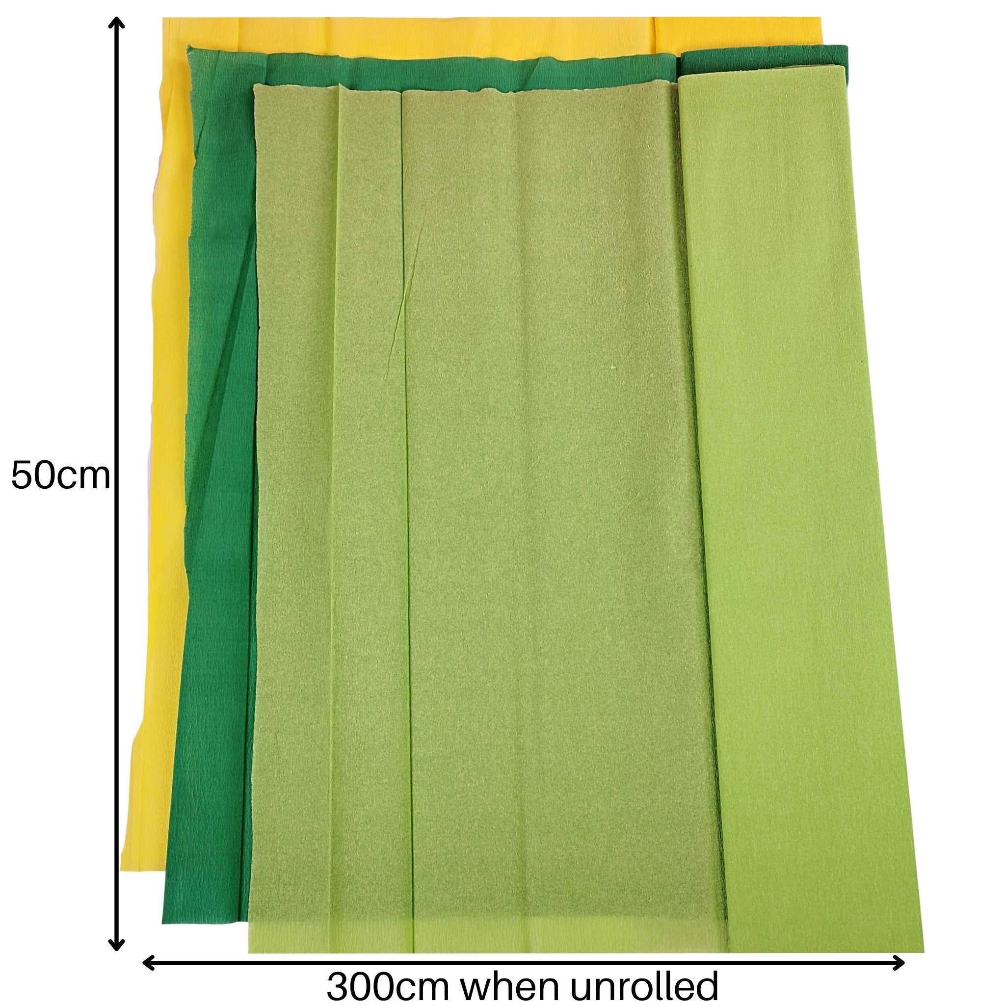 carnival-papers-crepe-papier-cr-pon-p-ques-12x3m-vert-jaune image 8