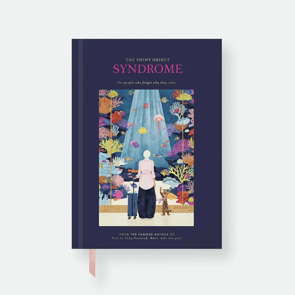 all-the-way-to-say-shiny-object-syndrome-carnet-rigide-a5-lign image 1