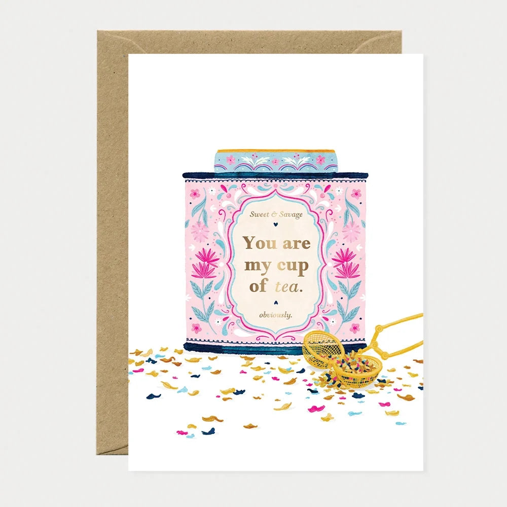 all-the-ways-to-say-you-re-my-cup-of-tea-carte-de-v-ux-dor-e image 1