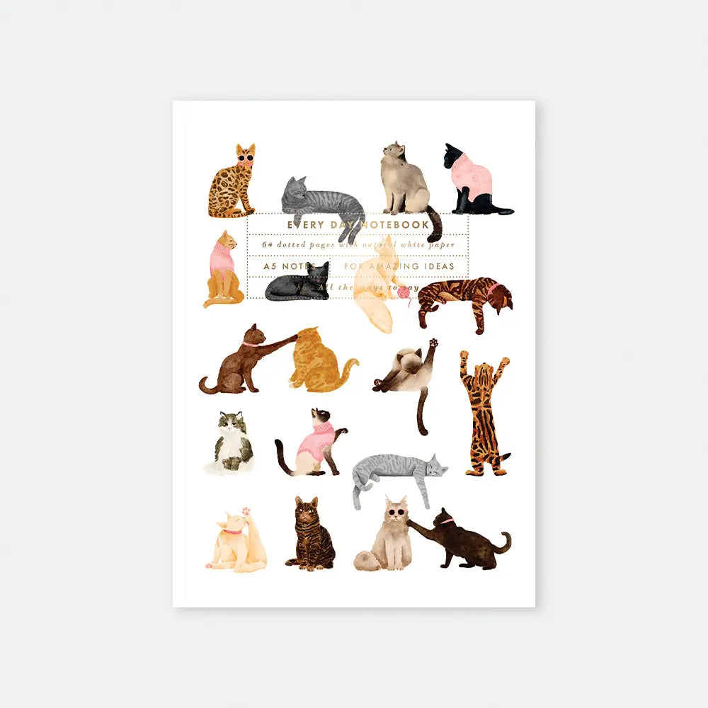 all-the-ways-to-say-meow-carnet-a5-chats-illustr-fsc image 1