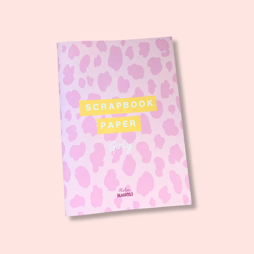 atelier-naholi-papier-scrapbooking-girly-livret-a5-16-motifs image 1