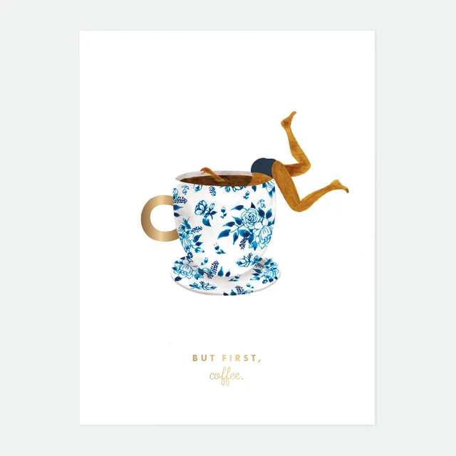 all-the-ways-to-say-but-first-coffee-affiche-18x24-cm image 1