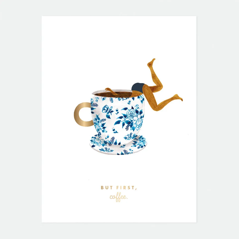 all-the-ways-to-say-but-first-coffee-affiche-18x24-cm image 1