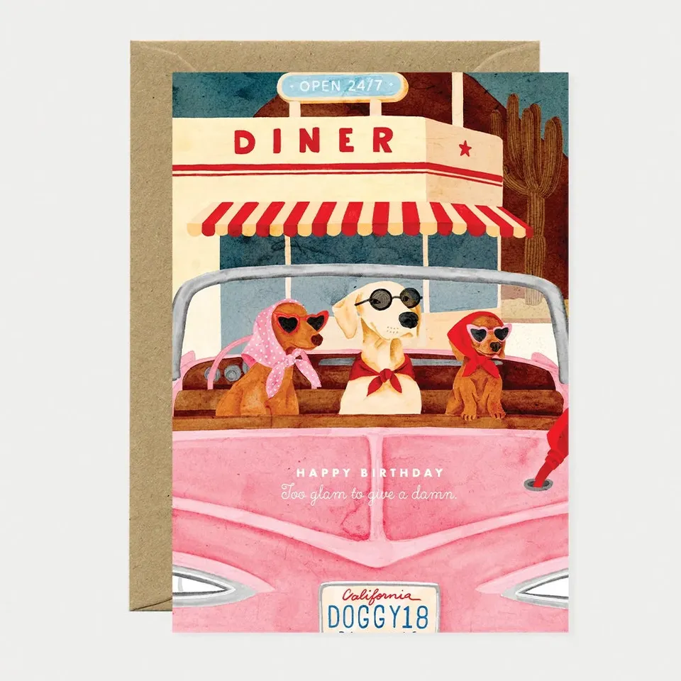 all-the-ways-to-say-too-glam-carte-anniversaire-chiens image 1
