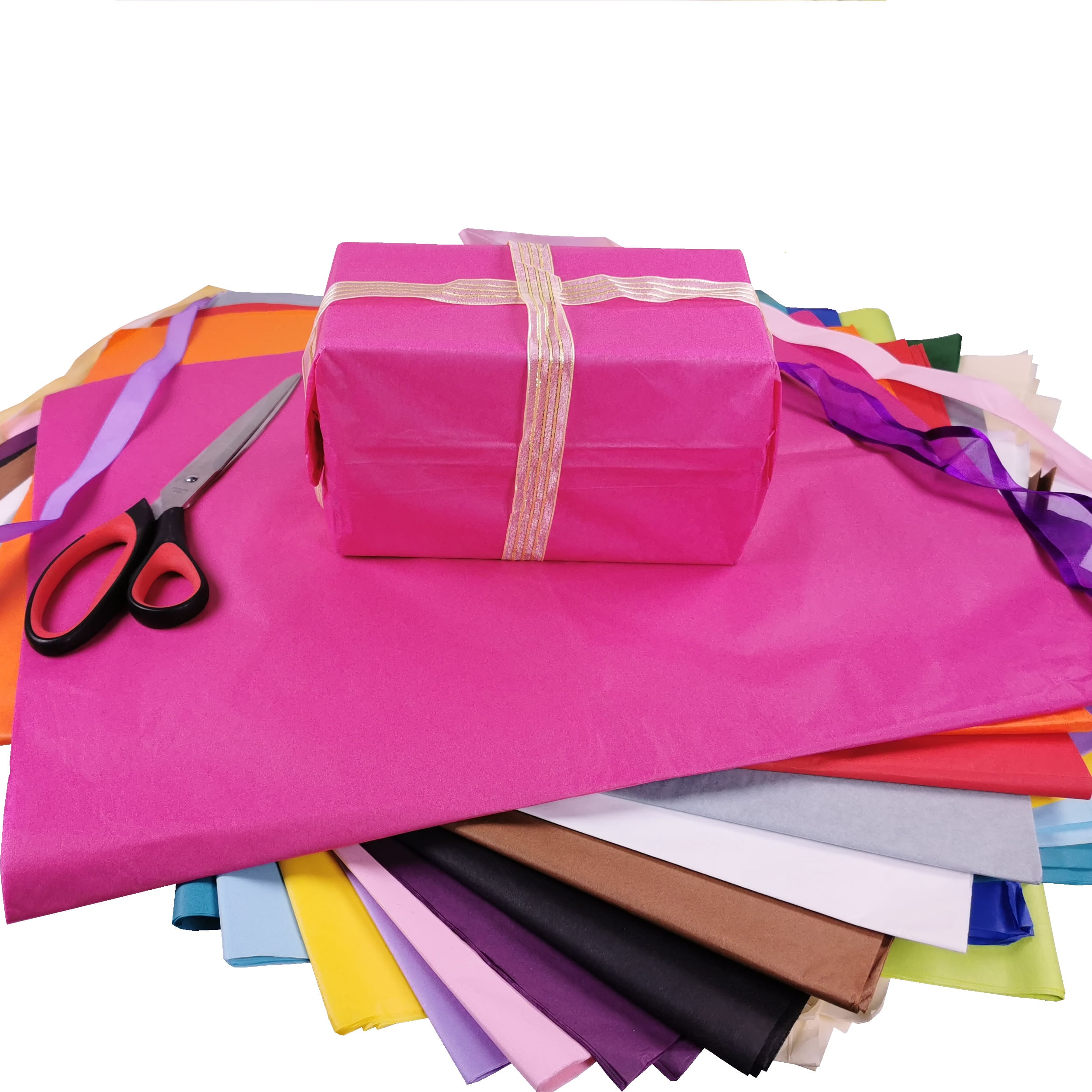 carnival-papers-tissue-paper-papier-de-soie-fuchsia-10-feuilles image 3