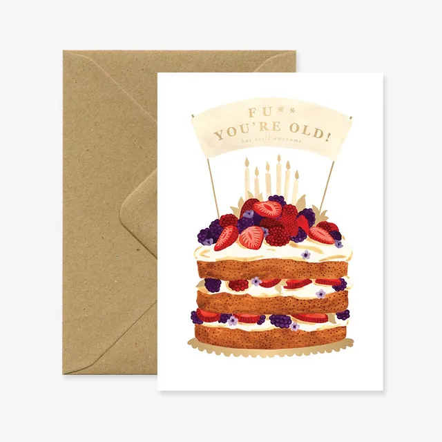 all-the-ways-to-say-f-ck-you-re-old-carte-anniversaire-humour image 1
