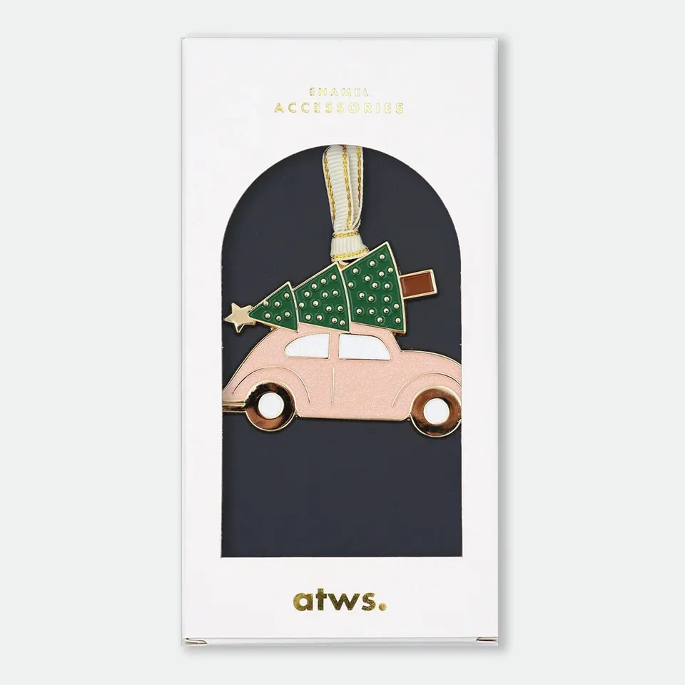 all-the-way-to-say-christmas-car-ornement-no-l-voiture-rose image 1