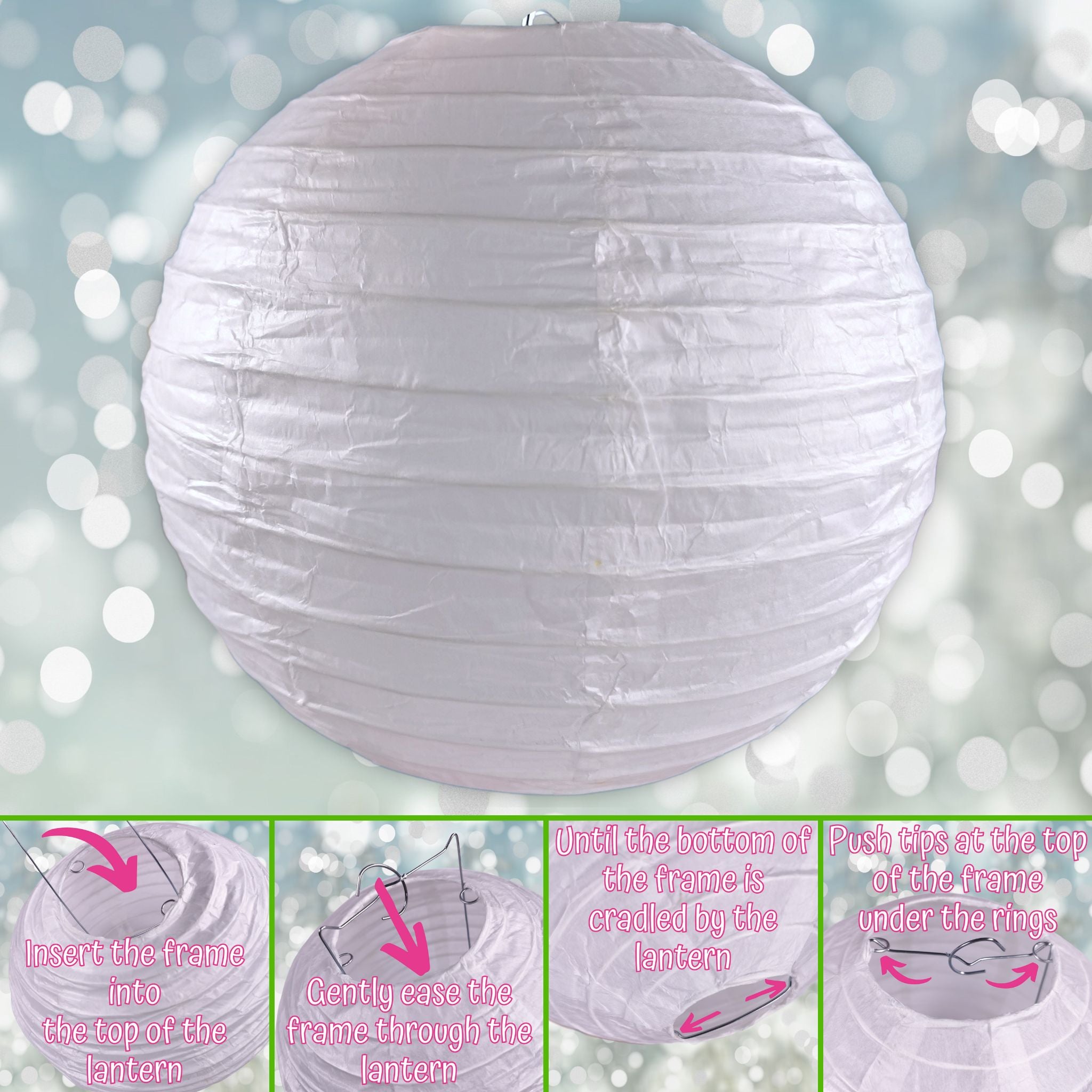 carnival-papers-festivals-lampions-papier-blanc-20-cm-x10 image 4