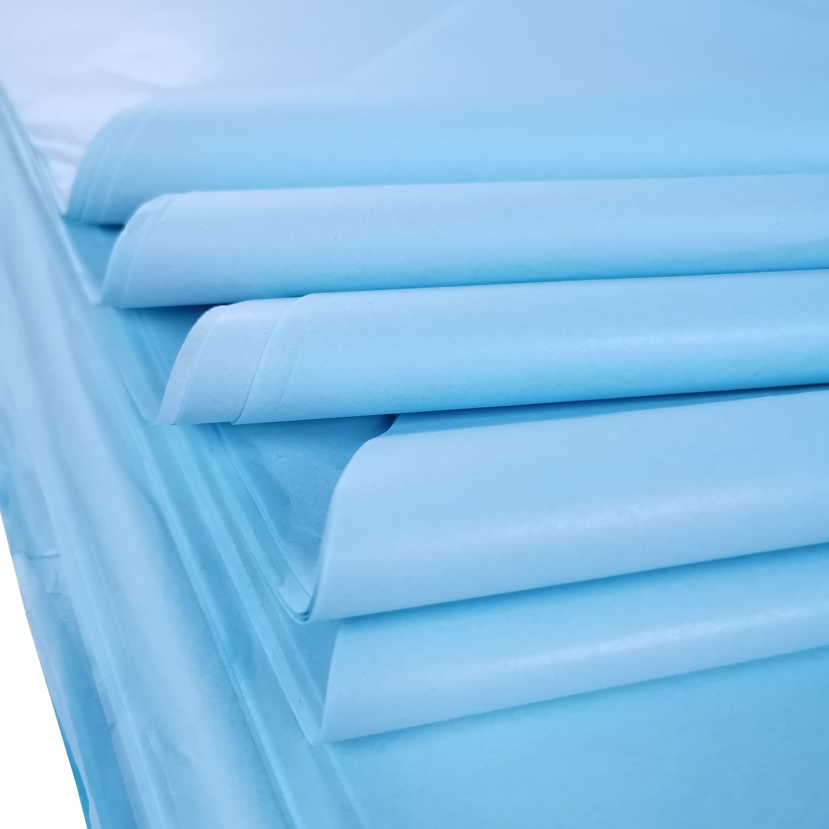 carnival-papers-tissue-paper-papier-de-soie-bleu-ciel-70x50cm image 1
