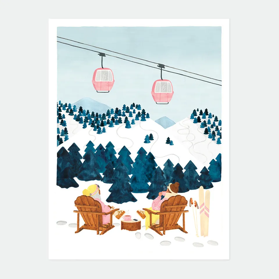 all-the-ways-to-say-alpes-affiche-montagne-29-7-x-39-7-cm image 1