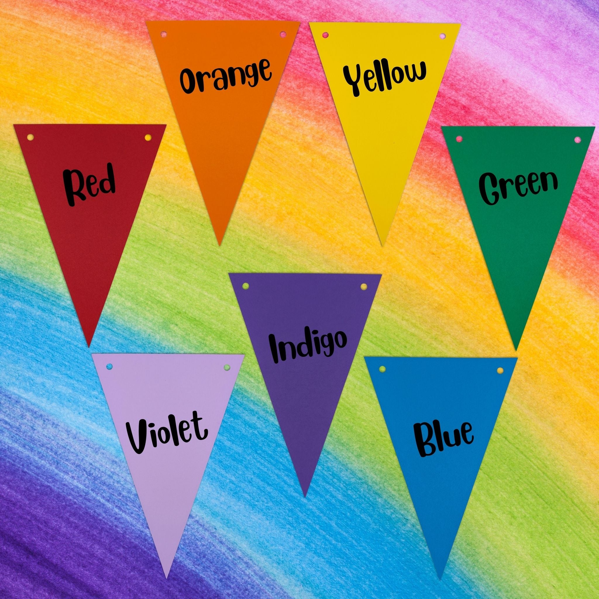 carnival-papers-festivals-guirlande-28-fanions-arc-en-ciel-5-m image 2