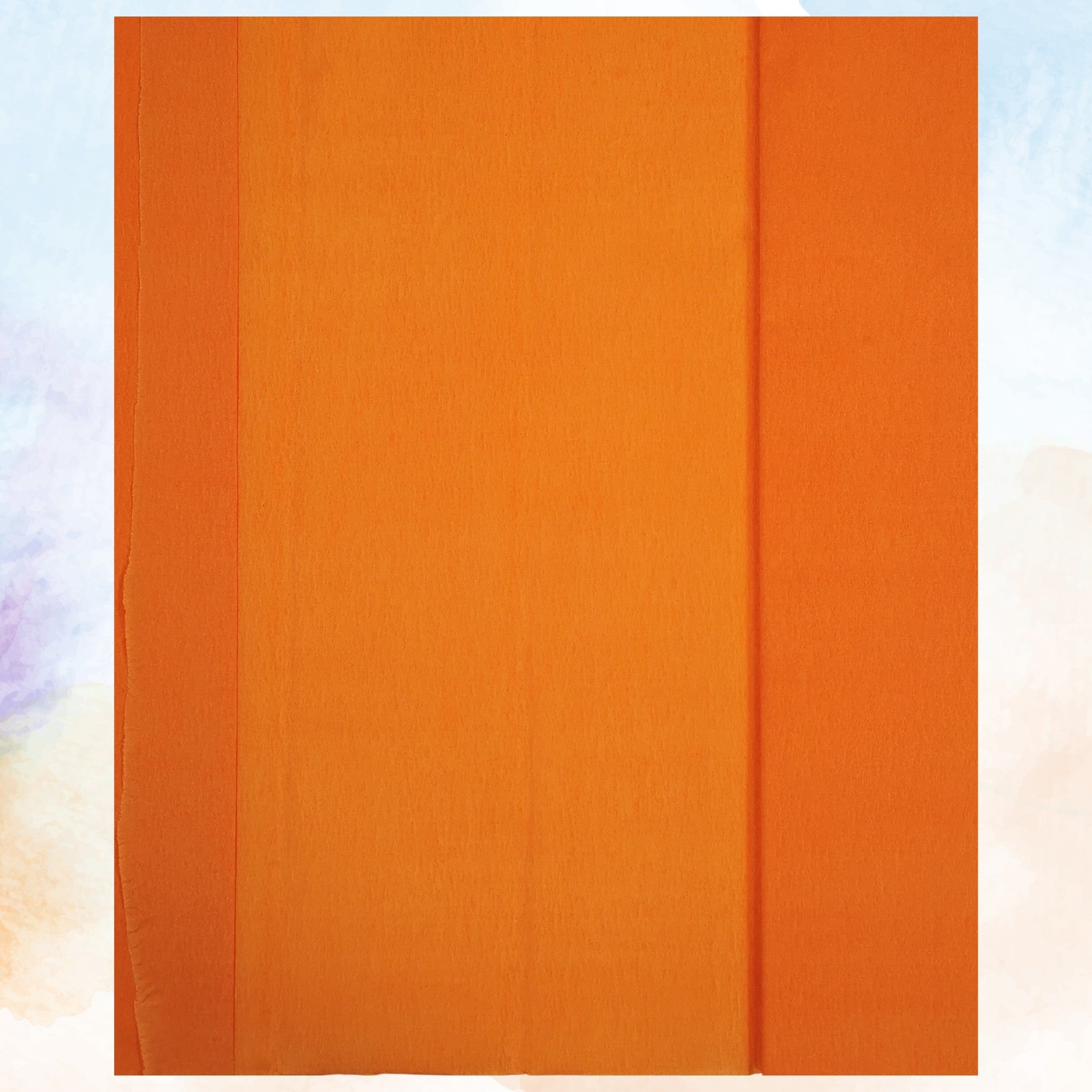 carnival-papers-crepe-paper-orange-papier-cr-pon-50cmx300cm-fleur image 5