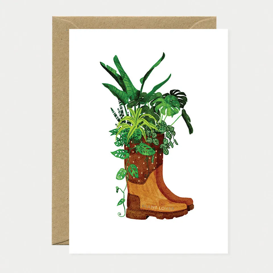 all-the-way-to-say-plant-lover-boots-carte-de-v-ux-plantes image 1