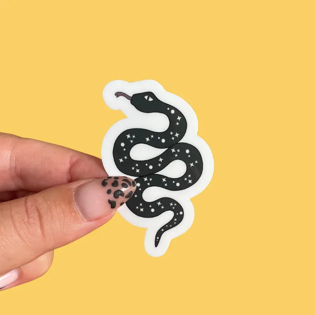 atelier-naholi-stickers-serpent-noir-mystique-brillant image 1